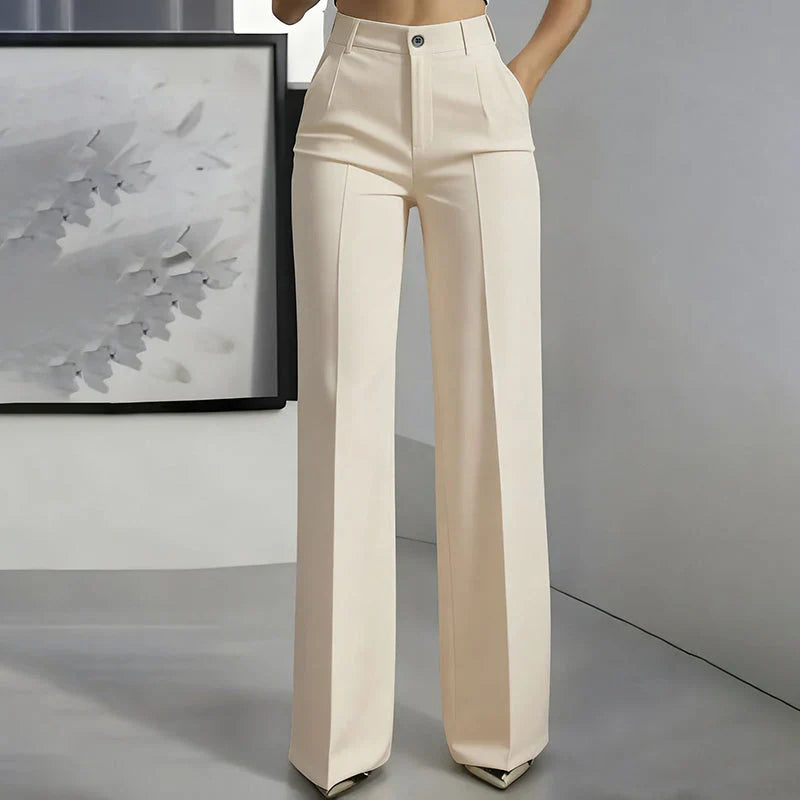 Eddi | Pantaloni a vita alta chic dal taglio dritto ed elegante